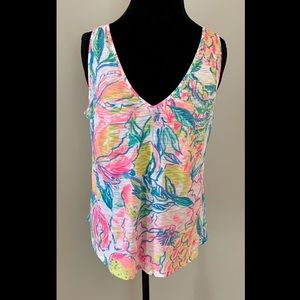 Lilly Pulitzer Gigi Print Top Size L